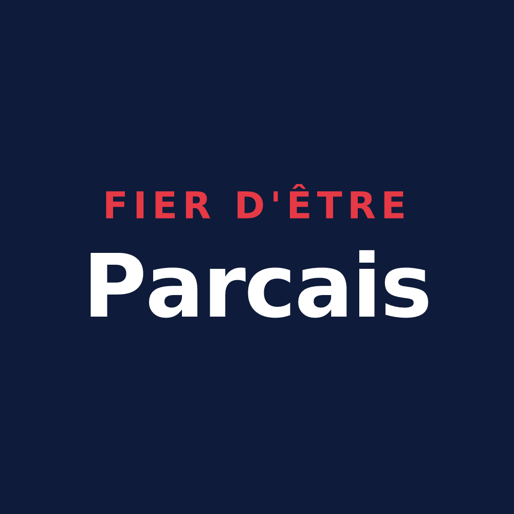 T-shirt « Fier d'être Parcais » — design pour Le Tour-du-Parc