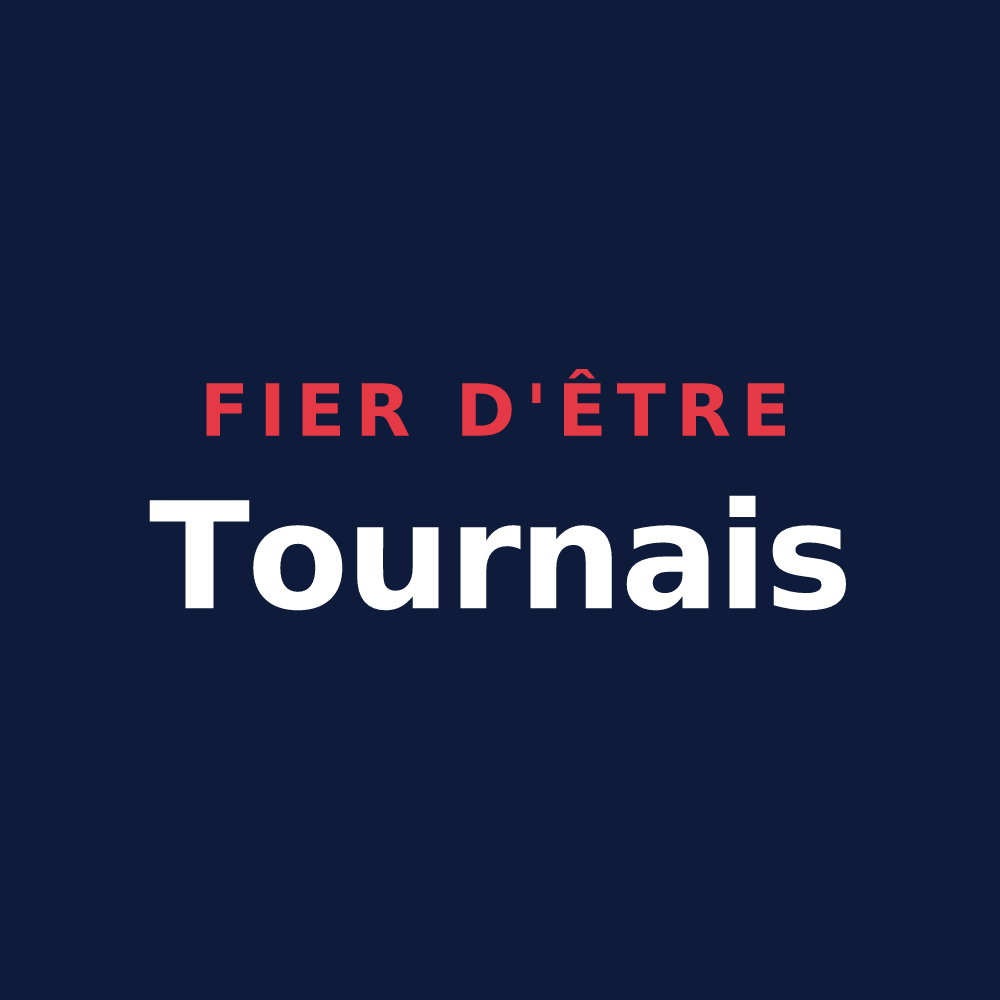 T-shirt « Fier d'être Tournais » — design pour Le Tourne
