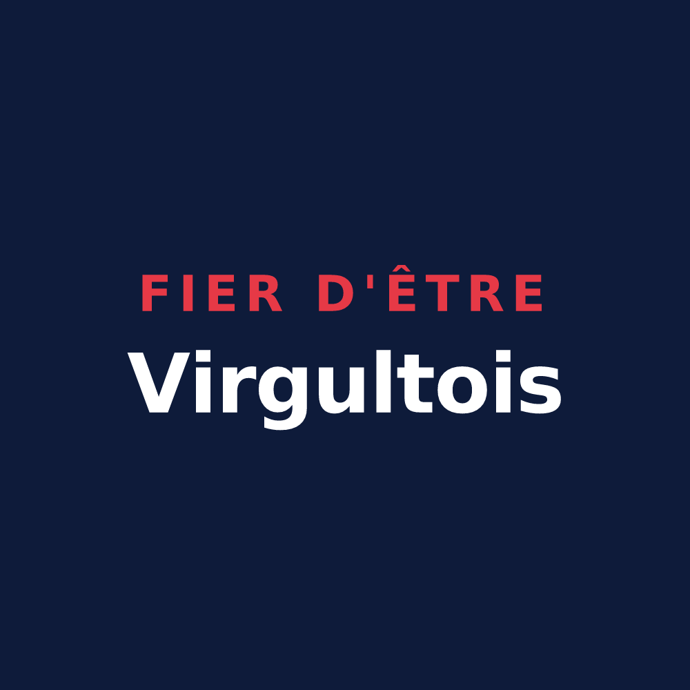 T-shirt « Fier d'être Virgultois » — design pour Le Verguier