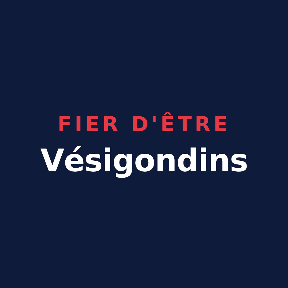 T-shirt « Fier d'être Vésigondins » — design pour Le Vésinet