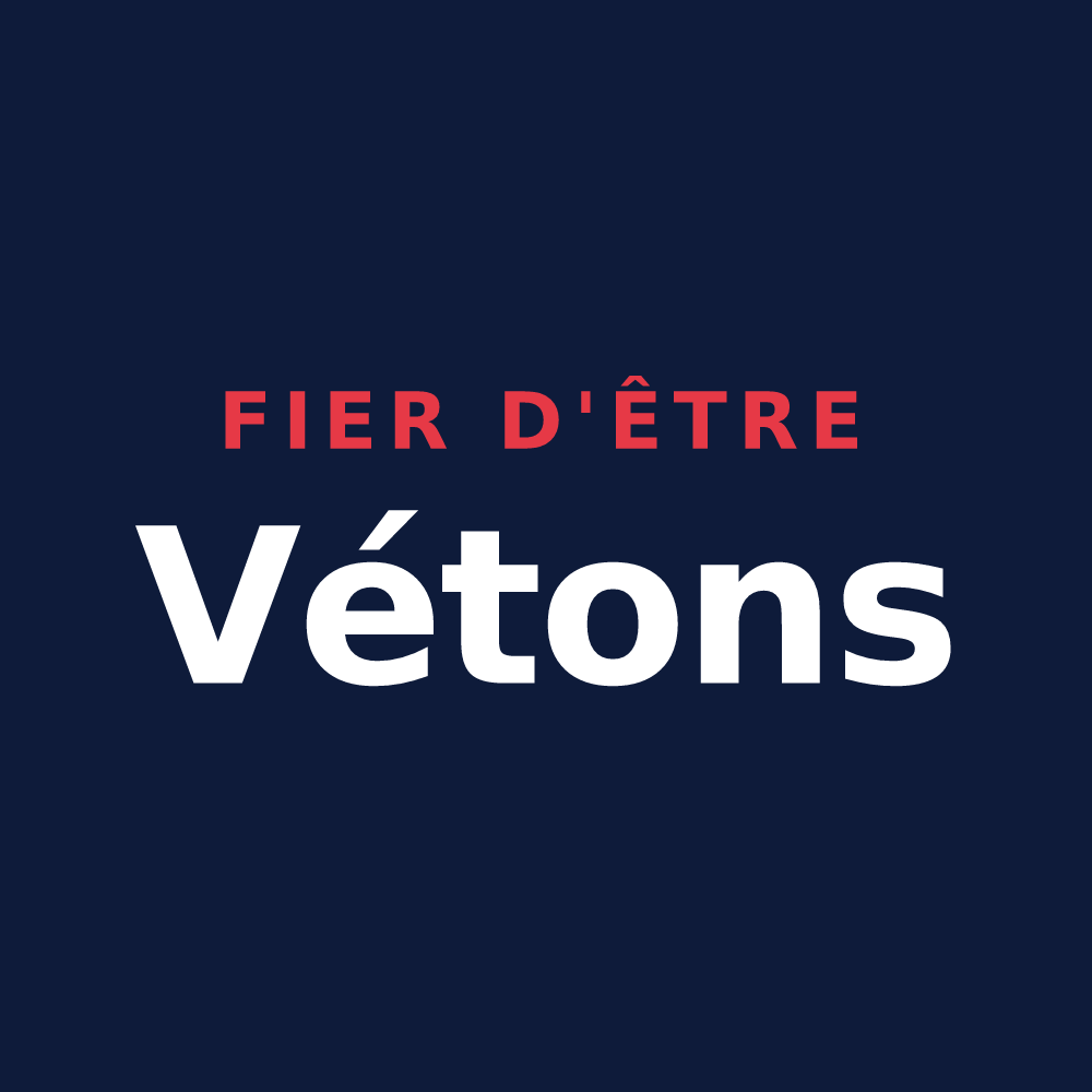 T-shirt « Fier d'être Vétons » — design pour Le Vey