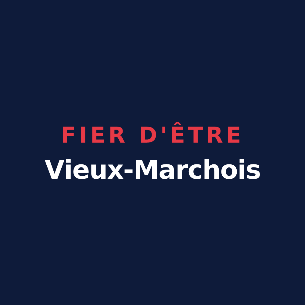 T-shirt « Fier d'être Vieux-Marchois » — design pour Le Vieux-Marché