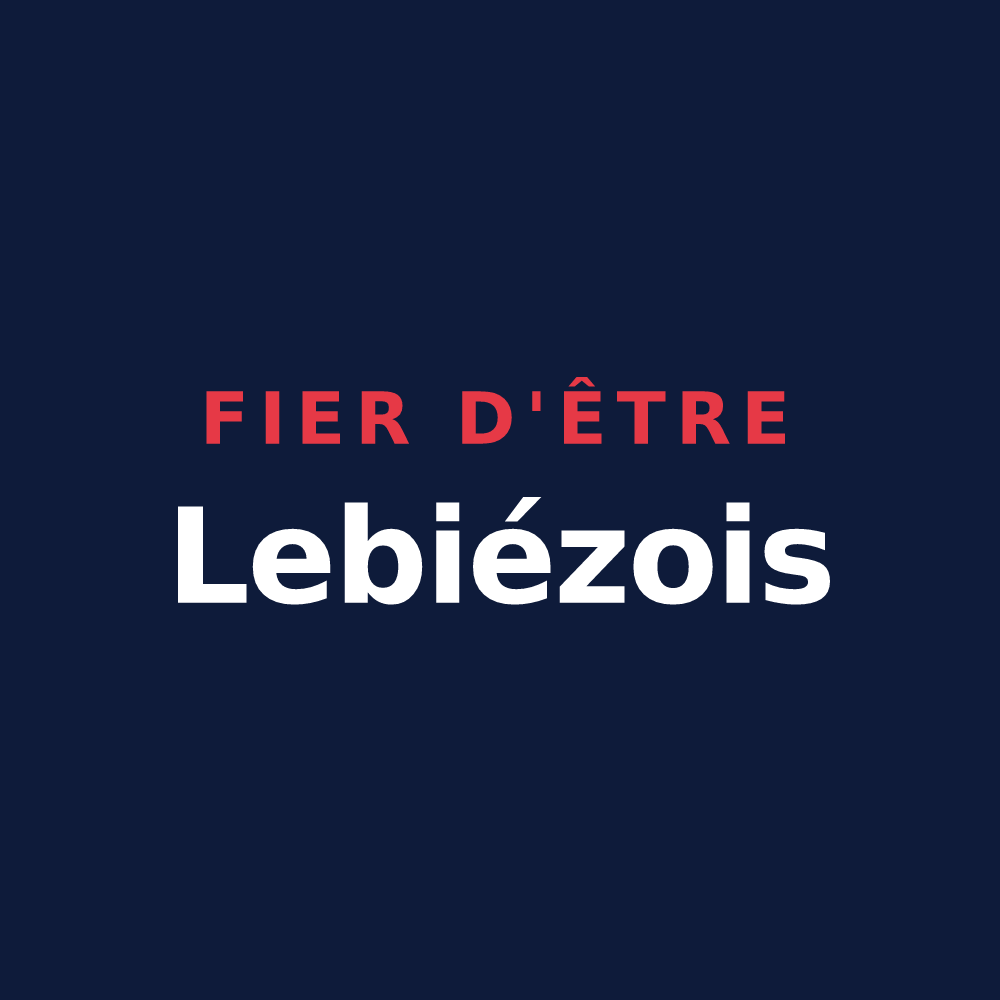 T-shirt « Fier d'être Lebiézois » — design pour Lebiez