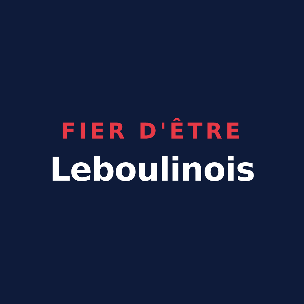 T-shirt « Fier d'être Leboulinois » — design pour Leboulin