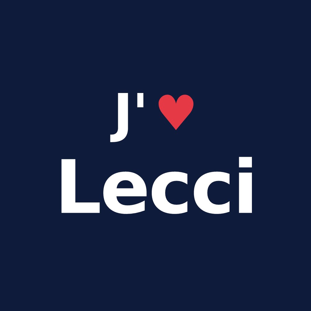 T-shirt personnalisé Lecci — design J'aime Lecci