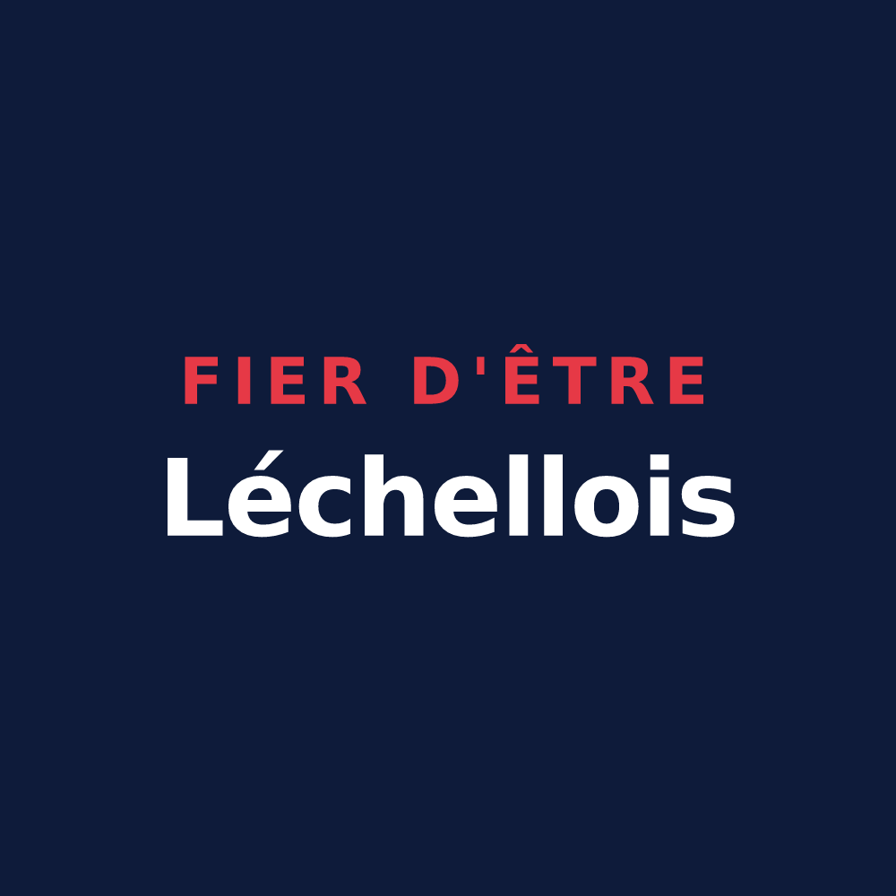 T-shirt « Fier d'être Léchellois » — design pour Léchelle