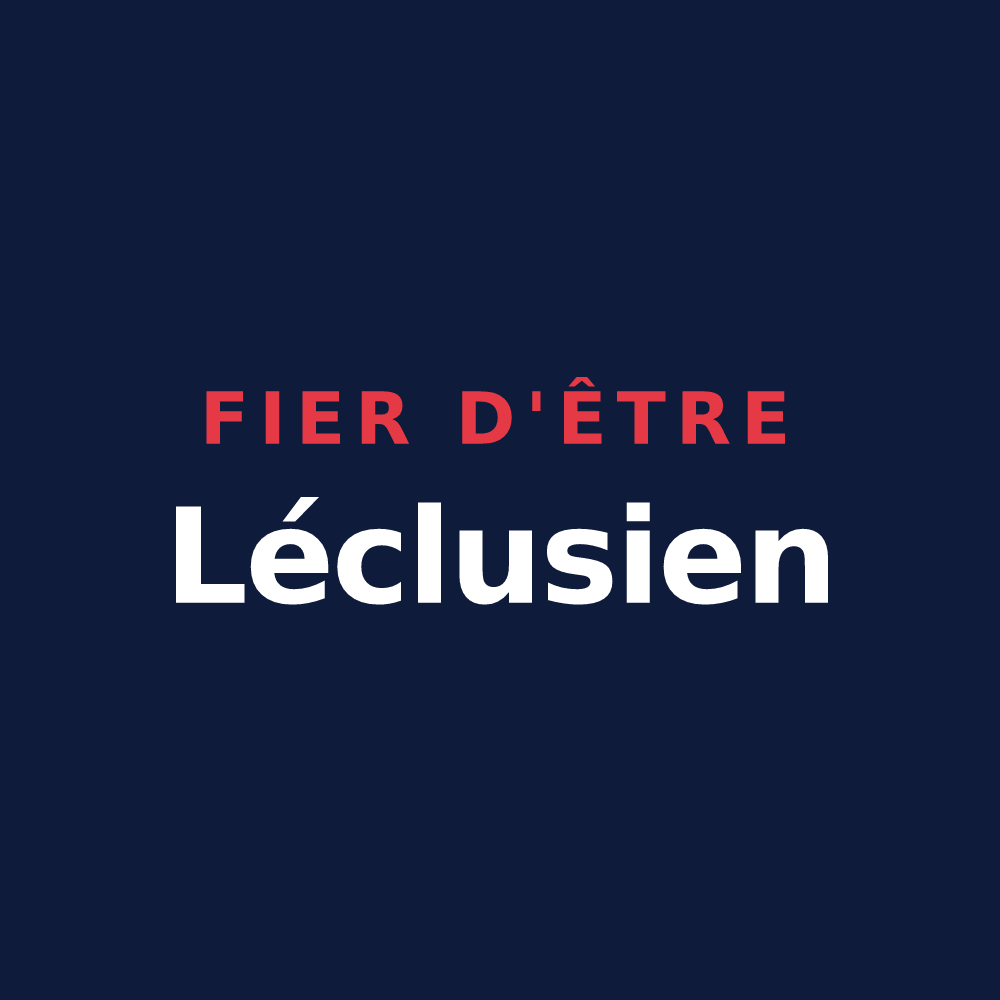 T-shirt « Fier d'être Léclusien » — design pour Lécluse