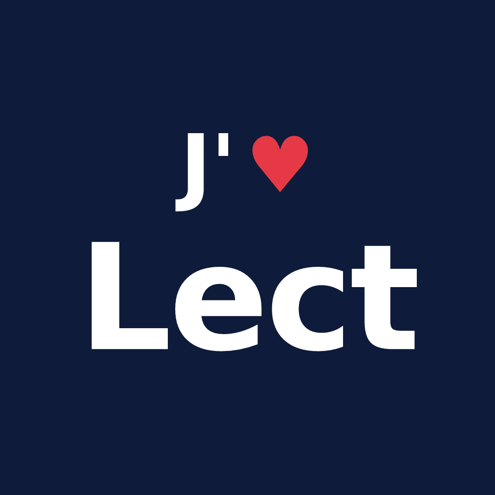T-shirt personnalisé Lect — design J'aime Lect