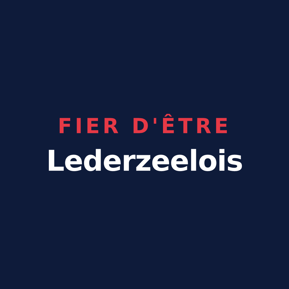 T-shirt « Fier d'être Lederzeelois » — design pour Lederzeele