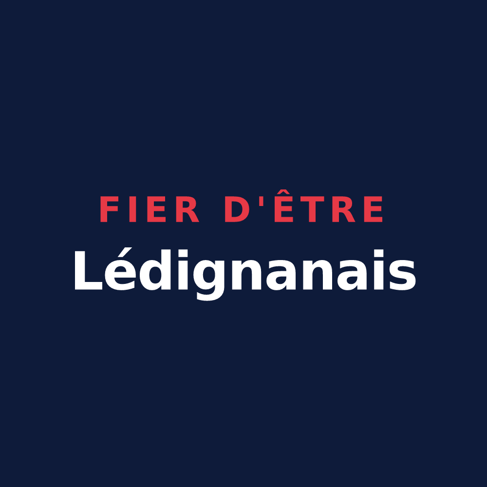 T-shirt « Fier d'être Lédignanais » — design pour Lédignan