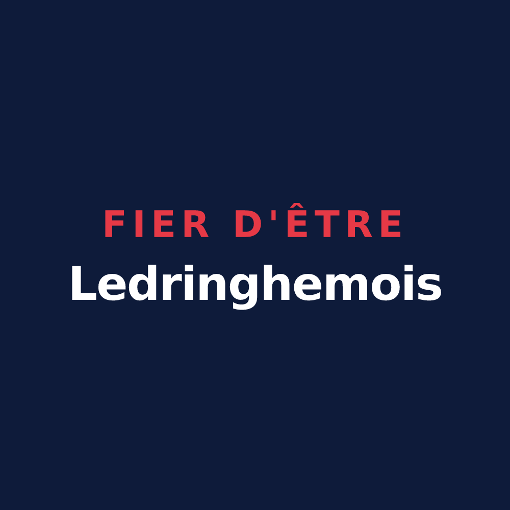 T-shirt « Fier d'être Ledringhemois » — design pour Ledringhem