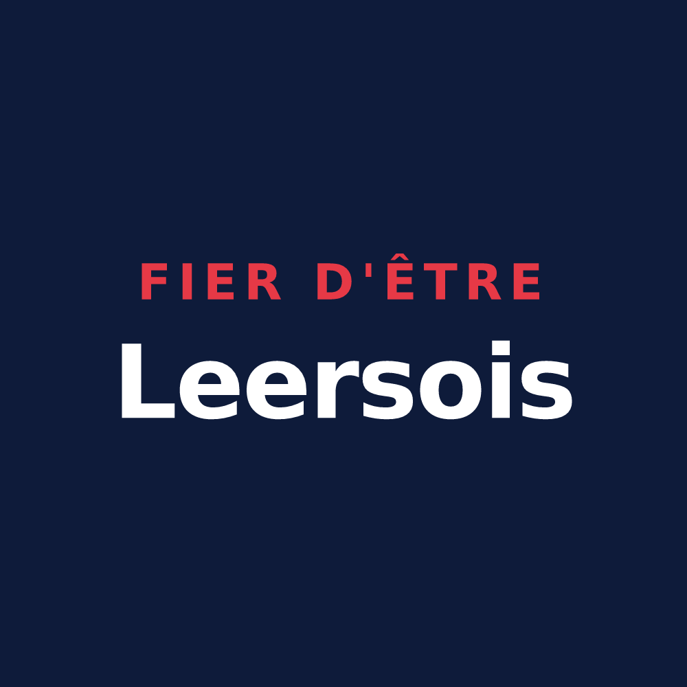 T-shirt « Fier d'être Leersois » — design pour Leers