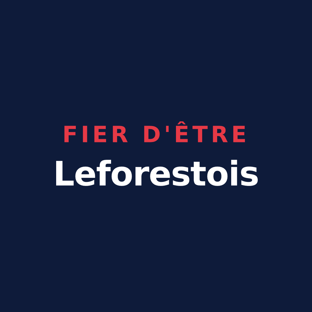 T-shirt « Fier d'être Leforestois » — design pour Leforest