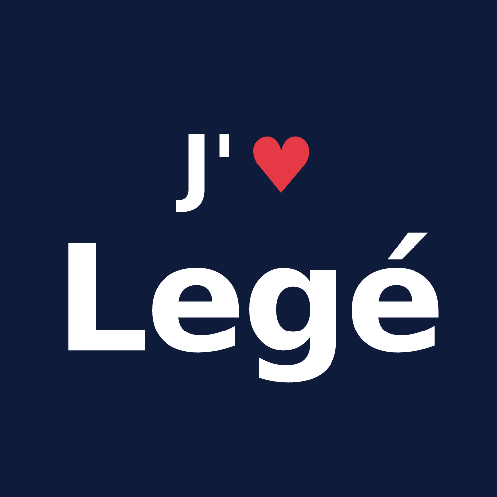 T-shirt personnalisé Legé — design J'aime Legé