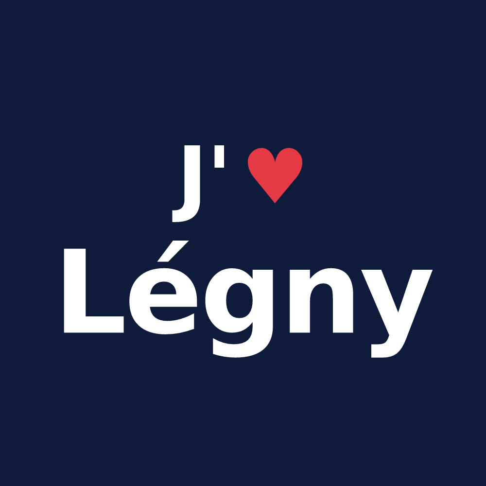T-shirt personnalisé Légny — design J'aime Légny