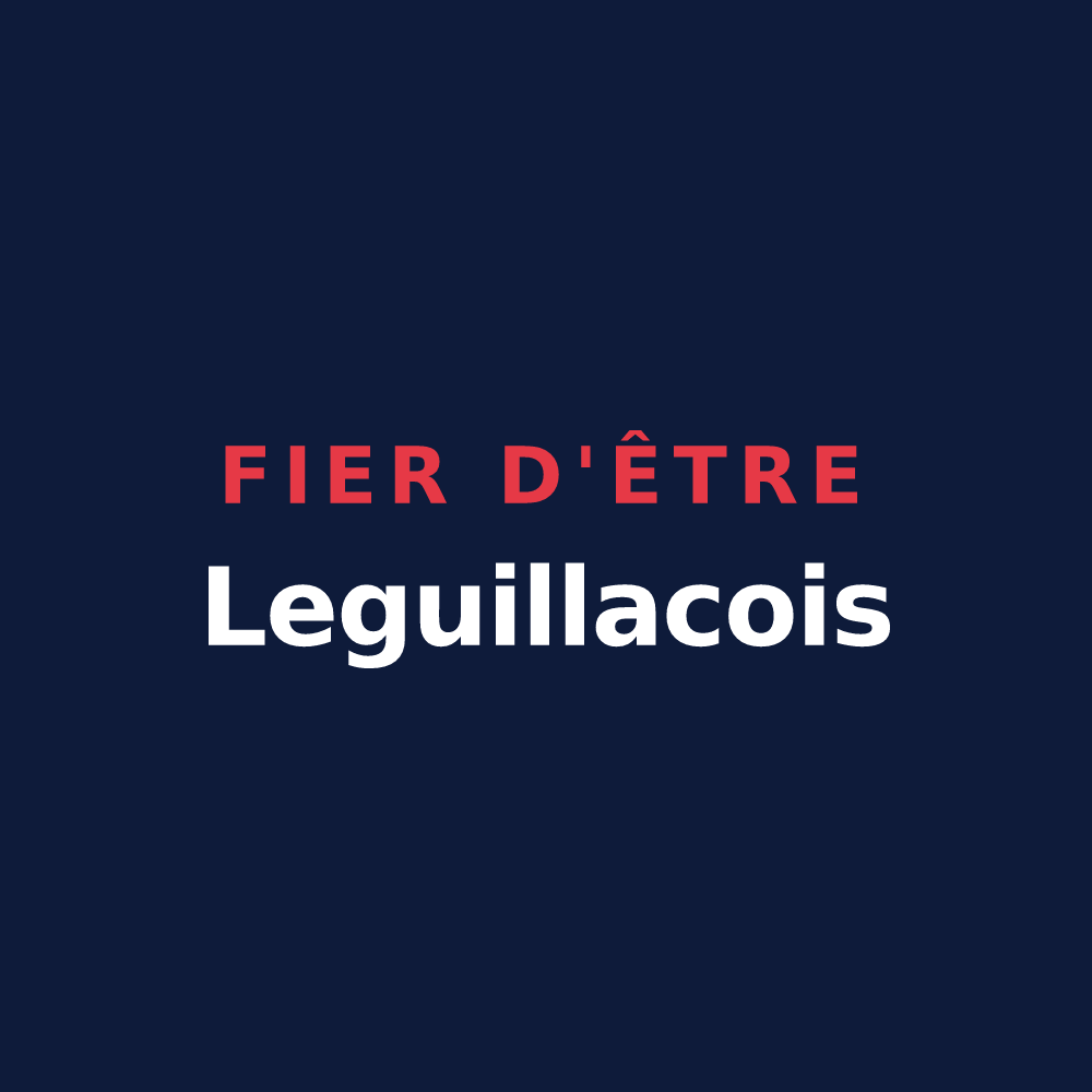 T-shirt « Fier d'être Leguillacois » — design pour Léguillac-de-l'Auche