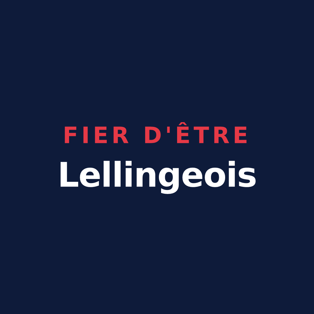 T-shirt « Fier d'être Lellingeois » — design pour Lelling