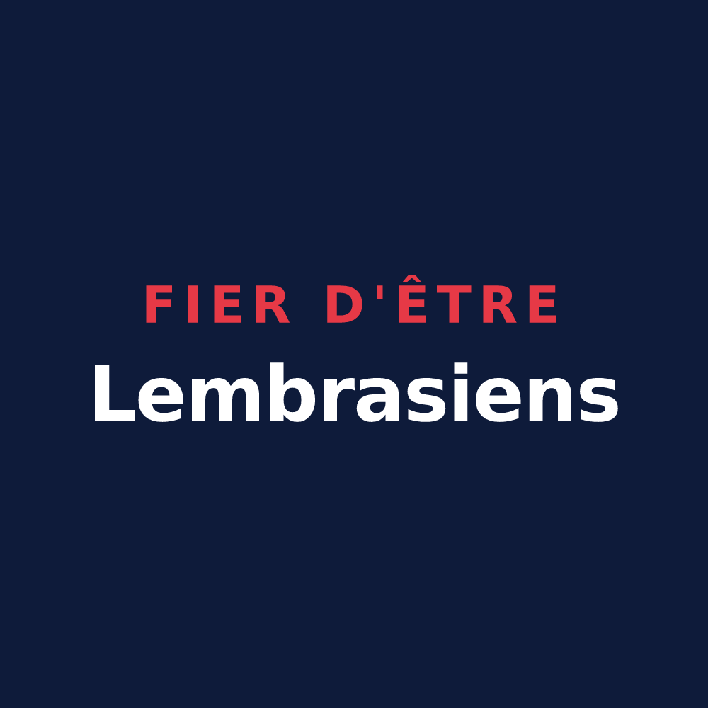 T-shirt « Fier d'être Lembrasiens » — design pour Lembras