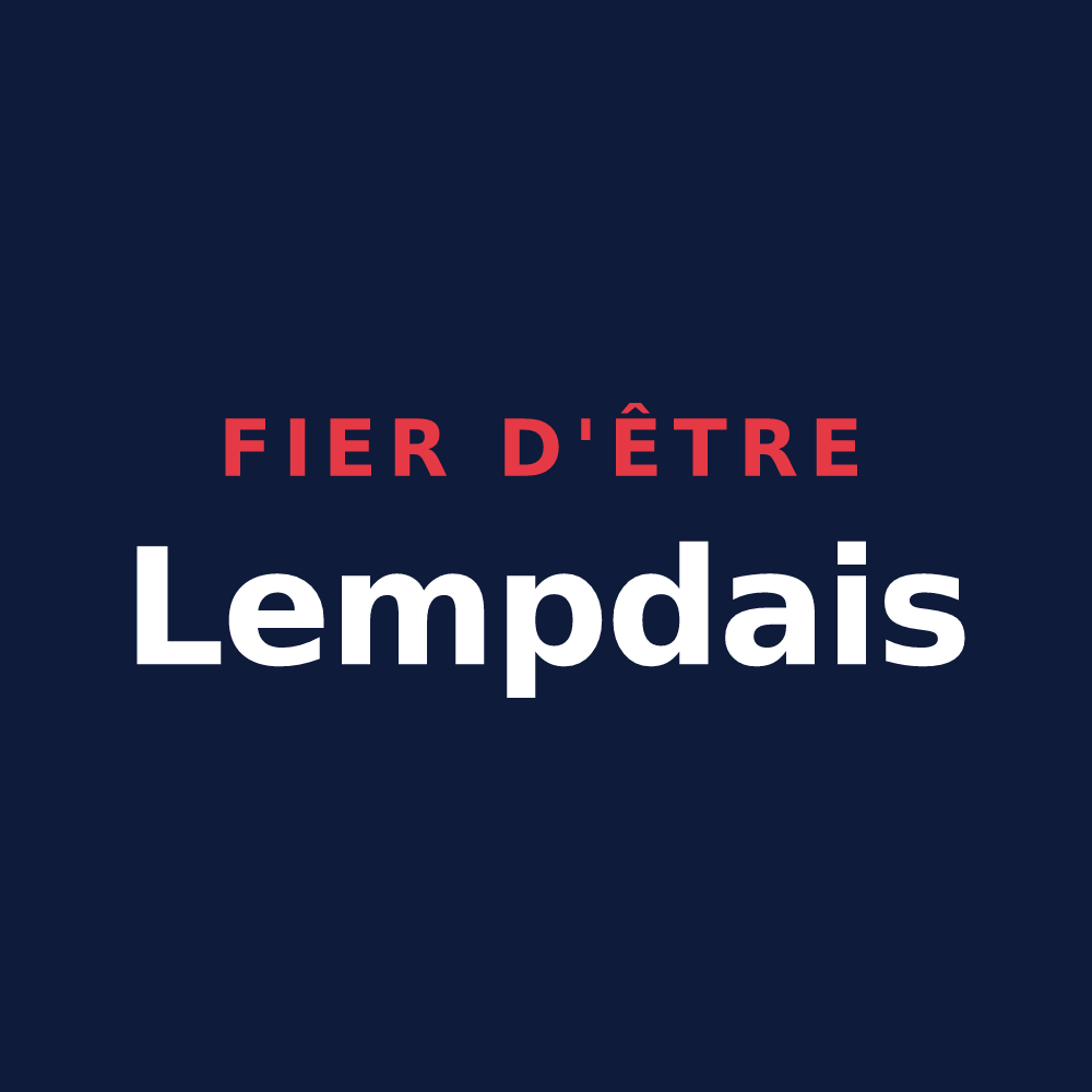 T-shirt « Fier d'être Lempdais » — design pour Lempdes-sur-Allagnon