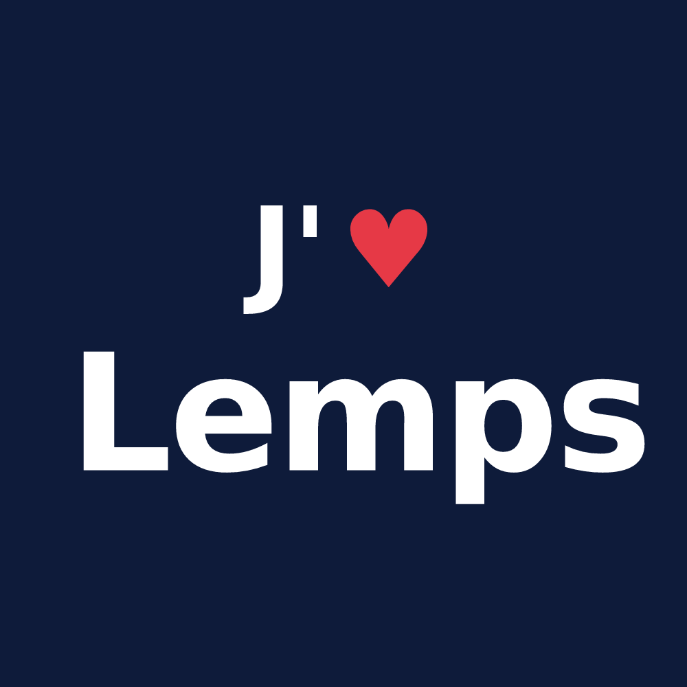 T-shirt personnalisé Lemps — design J'aime Lemps