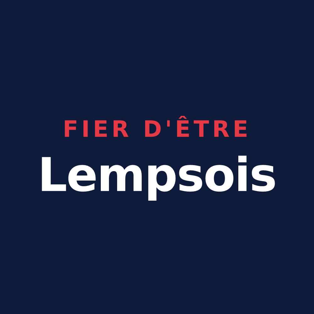 T-shirt « Fier d'être Lempsois » — design pour Lemps