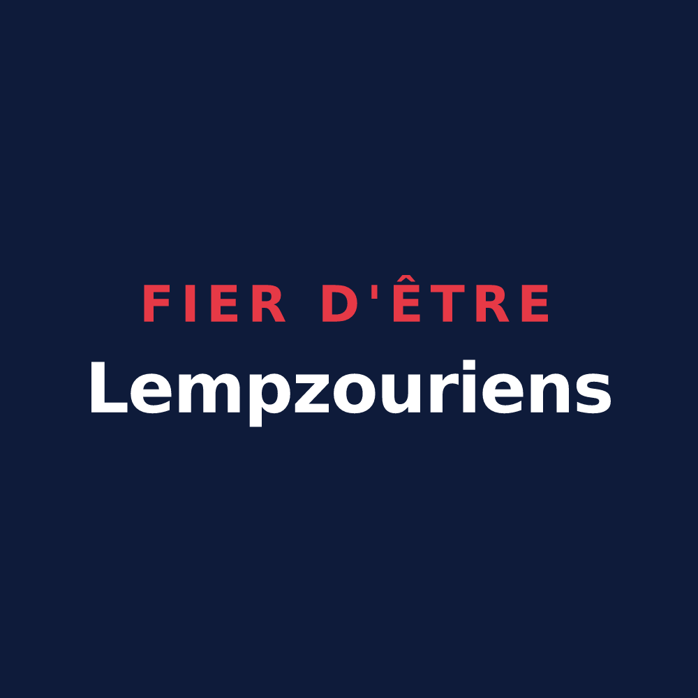 T-shirt « Fier d'être Lempzouriens » — design pour Lempzours