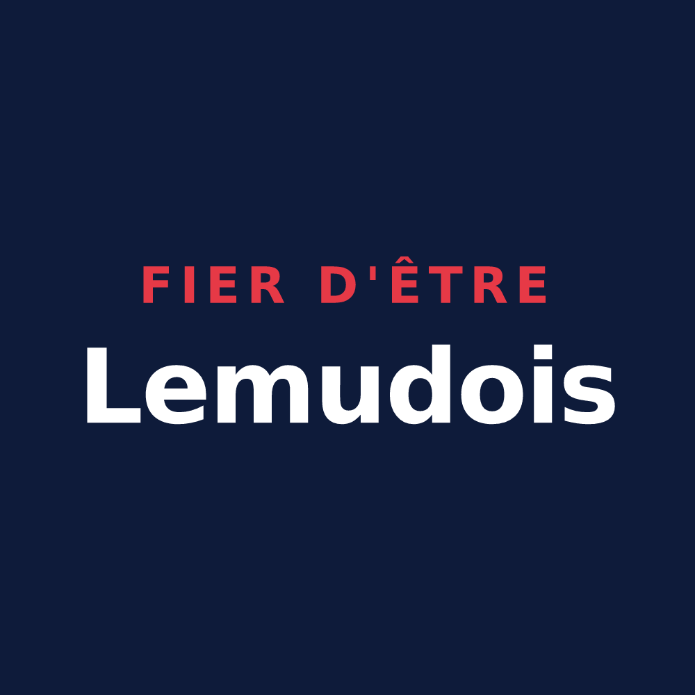 T-shirt « Fier d'être Lemudois » — design pour Lemud