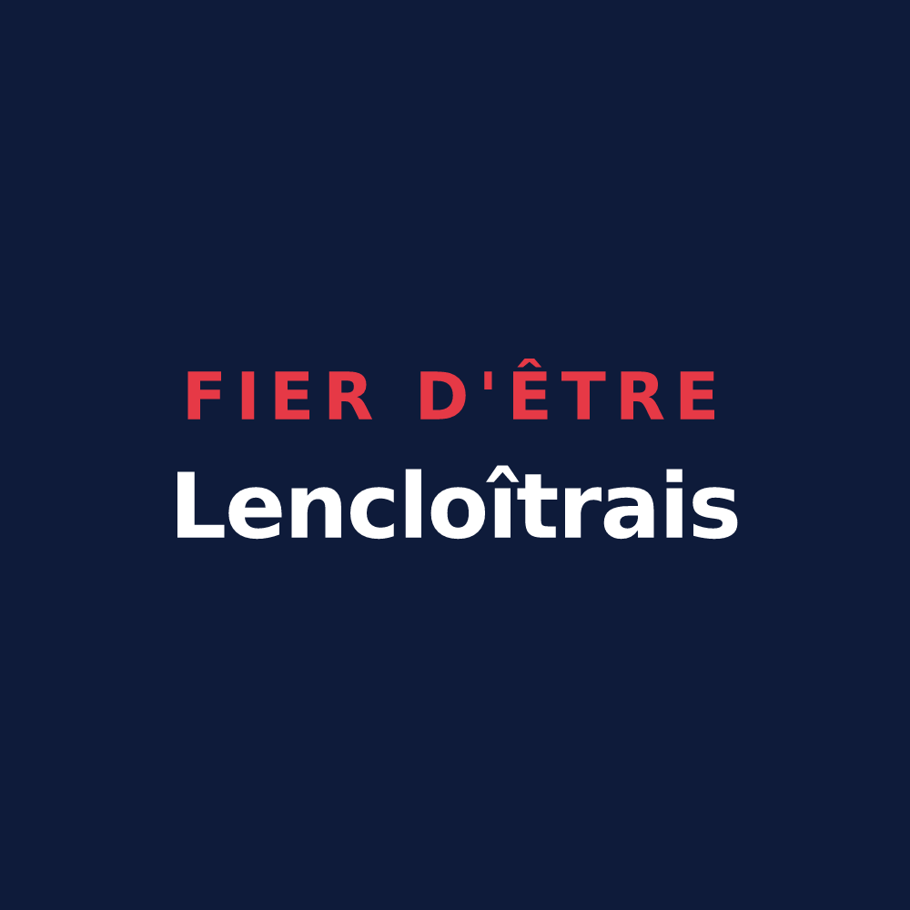 T-shirt « Fier d'être Lencloîtrais » — design pour Lencloître