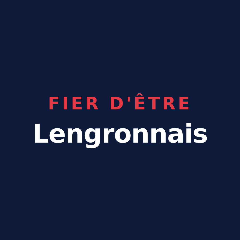T-shirt « Fier d'être Lengronnais » — design pour Lengronne