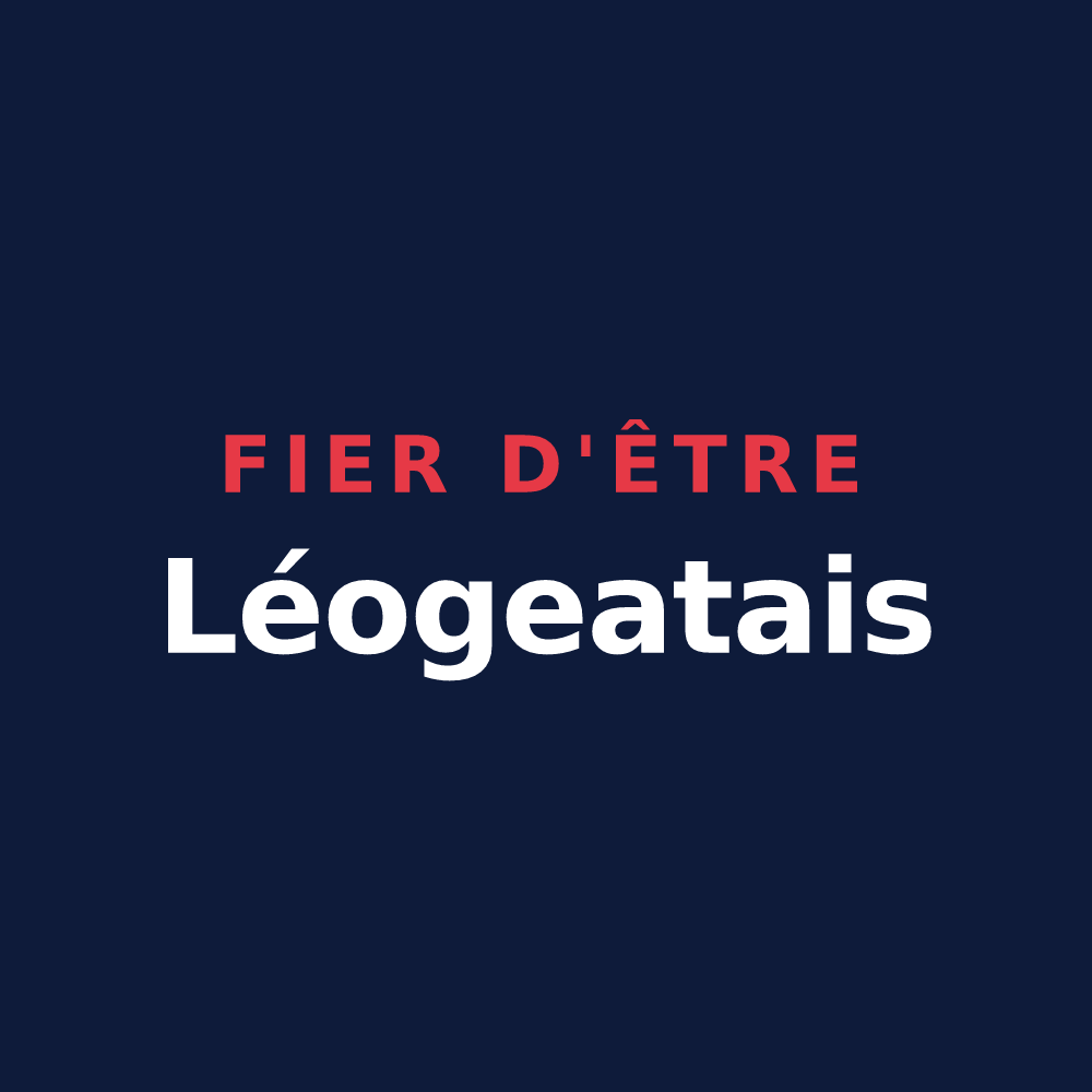 T-shirt « Fier d'être Léogeatais » — design pour Léogeats