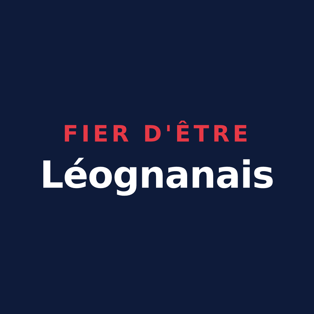 T-shirt « Fier d'être Léognanais » — design pour Léognan