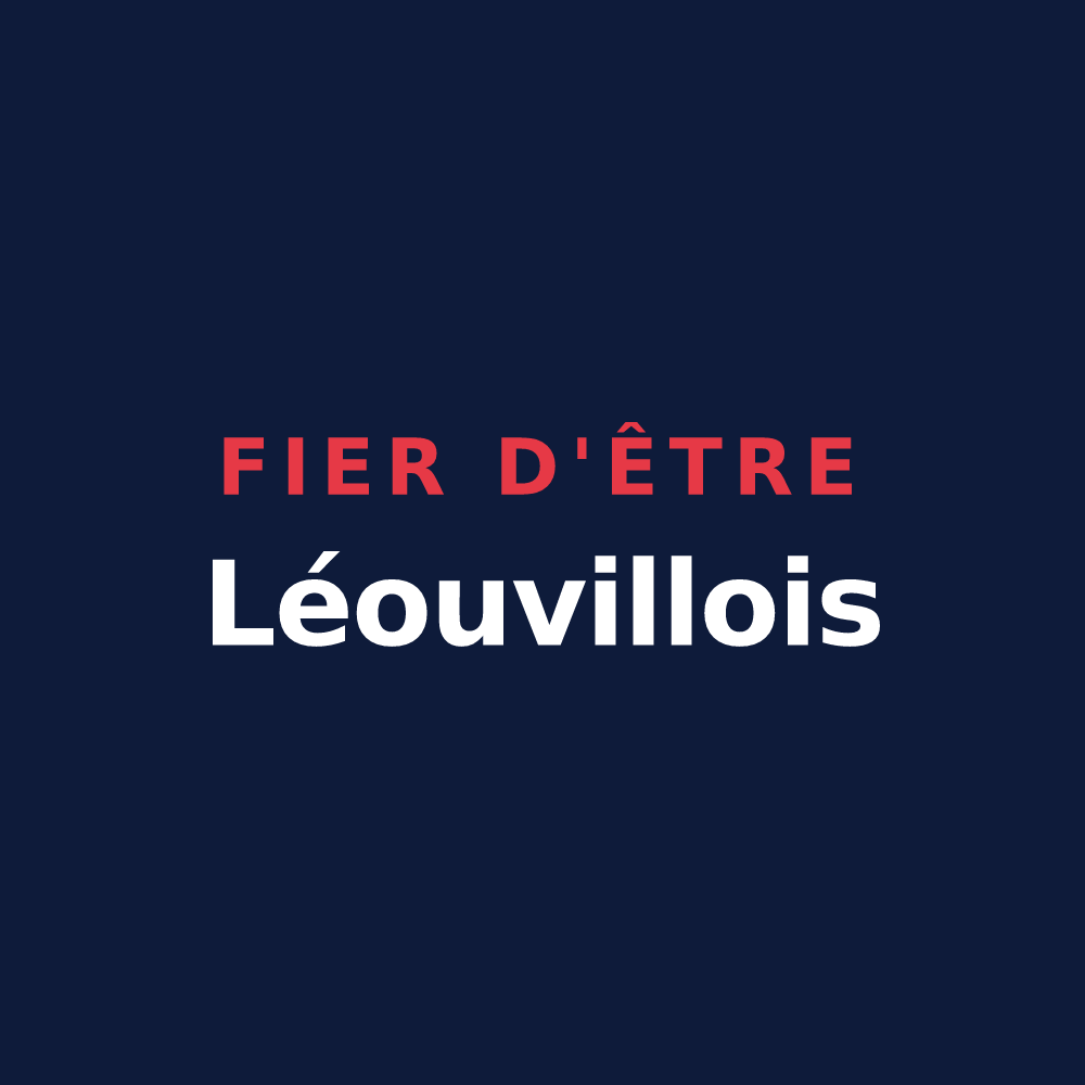 T-shirt « Fier d'être Léouvillois » — design pour Léouville