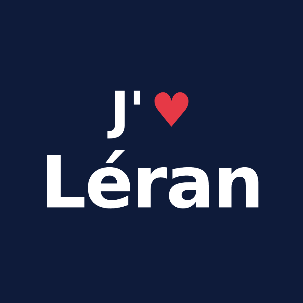 T-shirt personnalisé Léran — design J'aime Léran