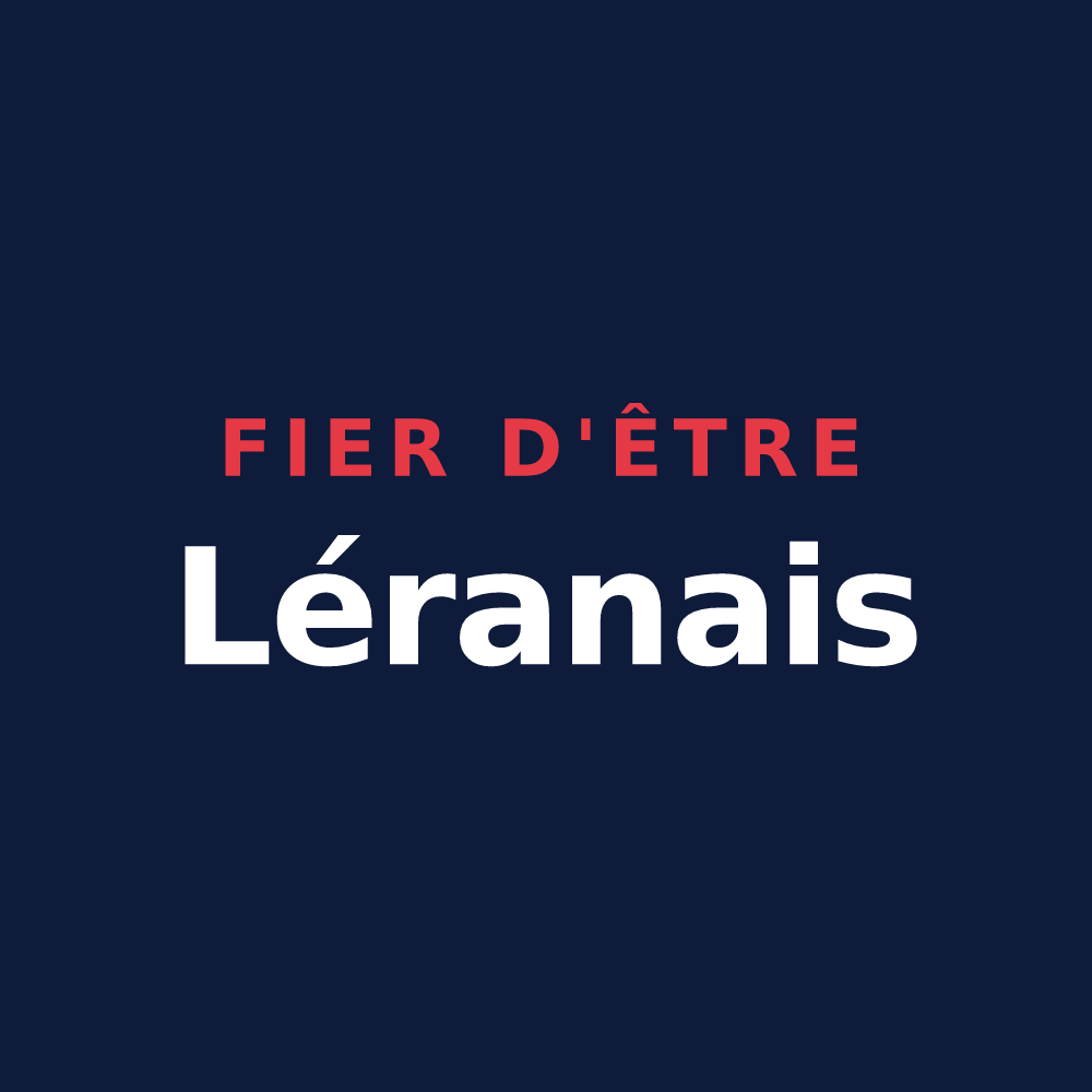 T-shirt « Fier d'être Léranais » — design pour Léran