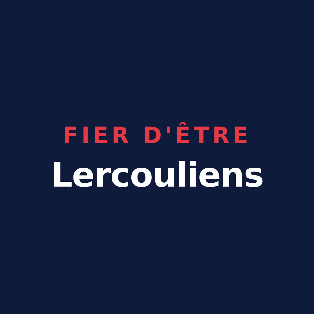 T-shirt « Fier d'être Lercouliens » — design pour Lercoul