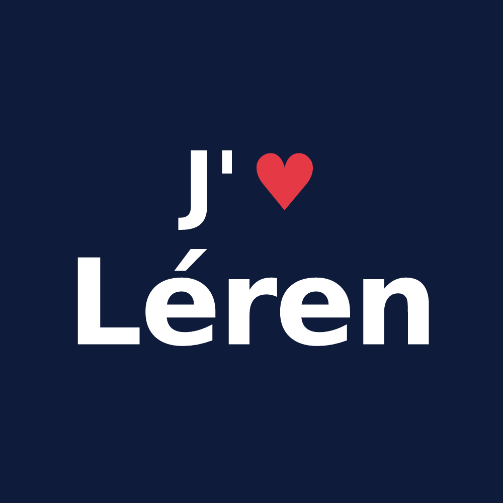 T-shirt personnalisé Léren — design J'aime Léren