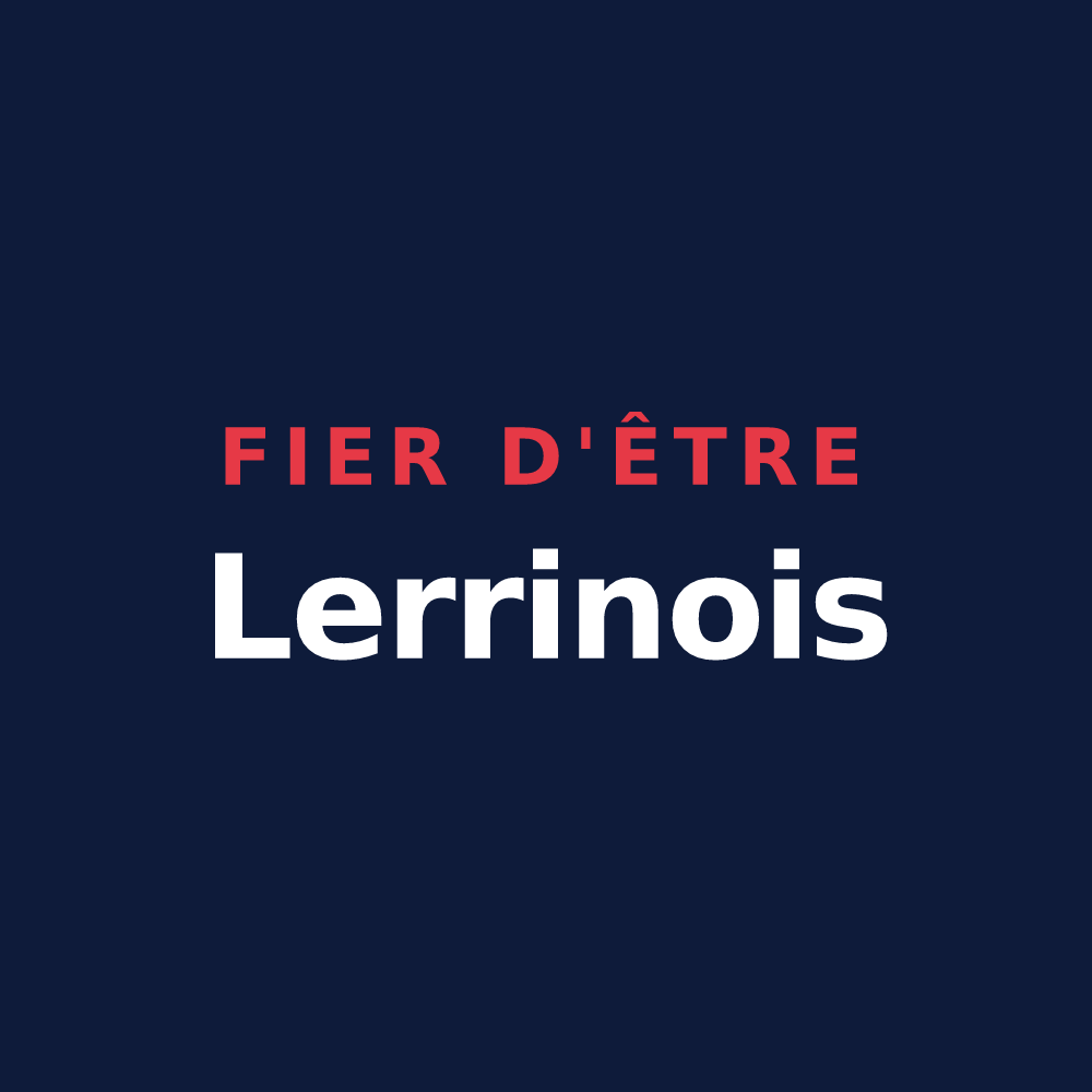T-shirt « Fier d'être Lerrinois » — design pour Lerrain