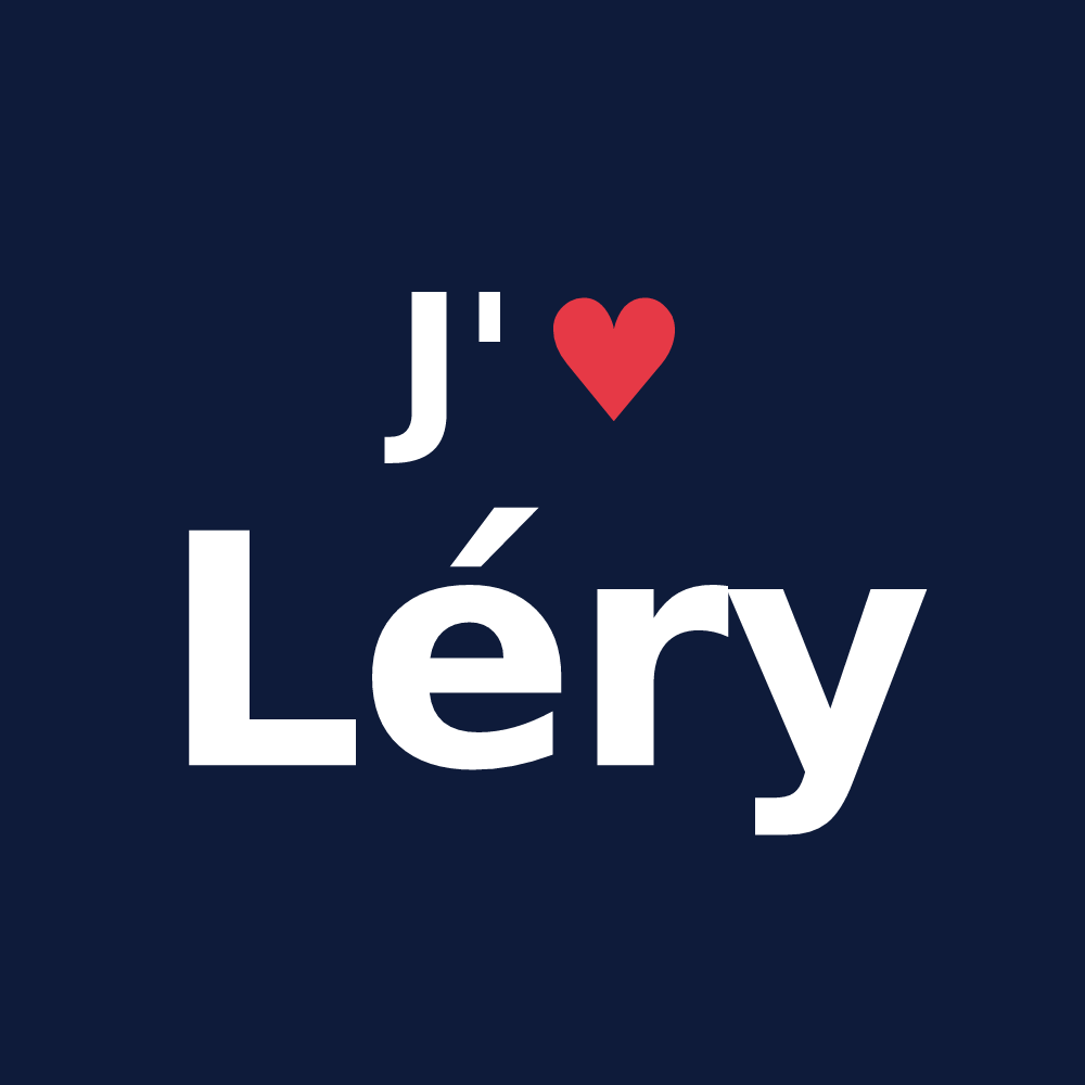T-shirt personnalisé Léry — design J'aime Léry