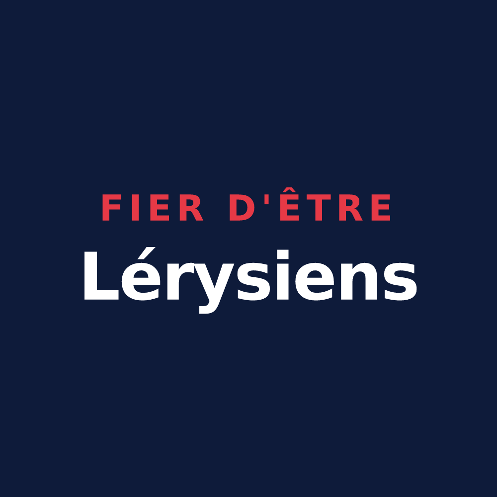 T-shirt « Fier d'être Lérysiens » — design pour Léry