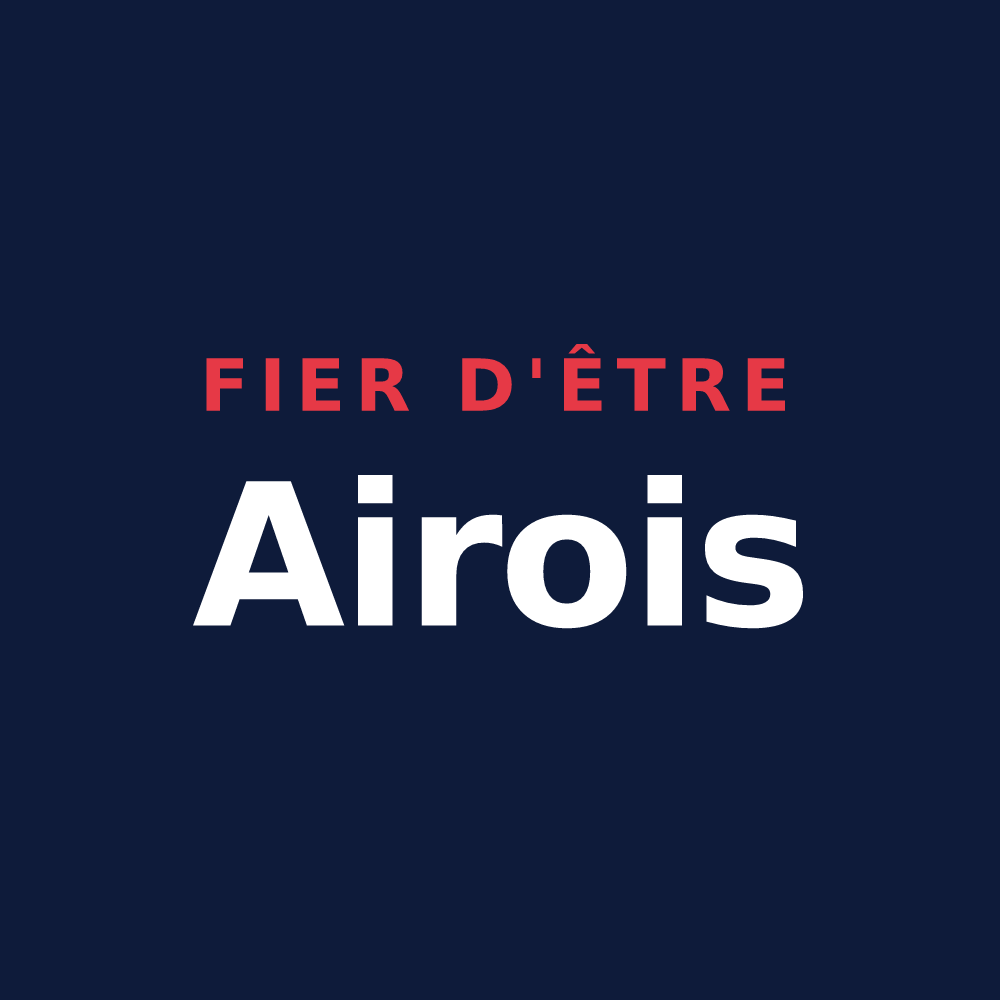 T-shirt « Fier d'être Airois » — design pour Les Aires