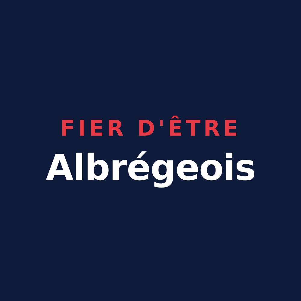 T-shirt « Fier d'être Albrégeois » — design pour Les Albres