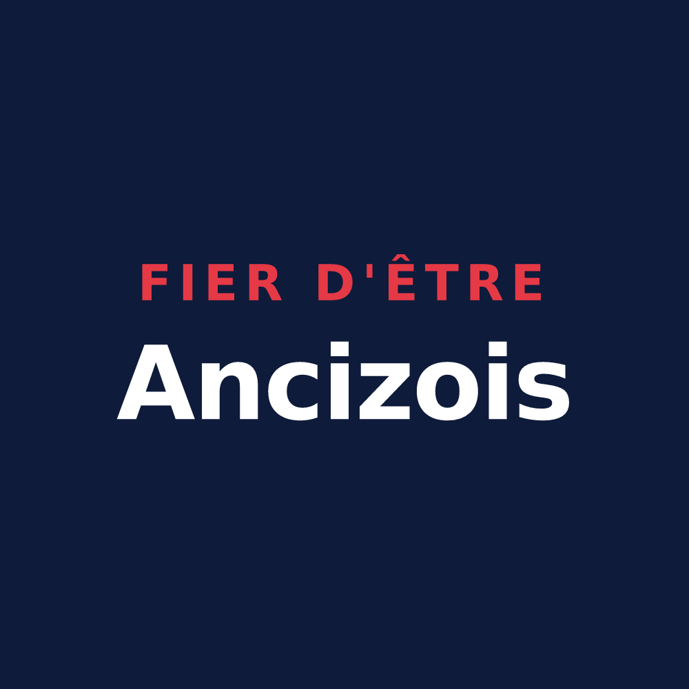 T-shirt « Fier d'être Ancizois » — design pour Les Ancizes-Comps