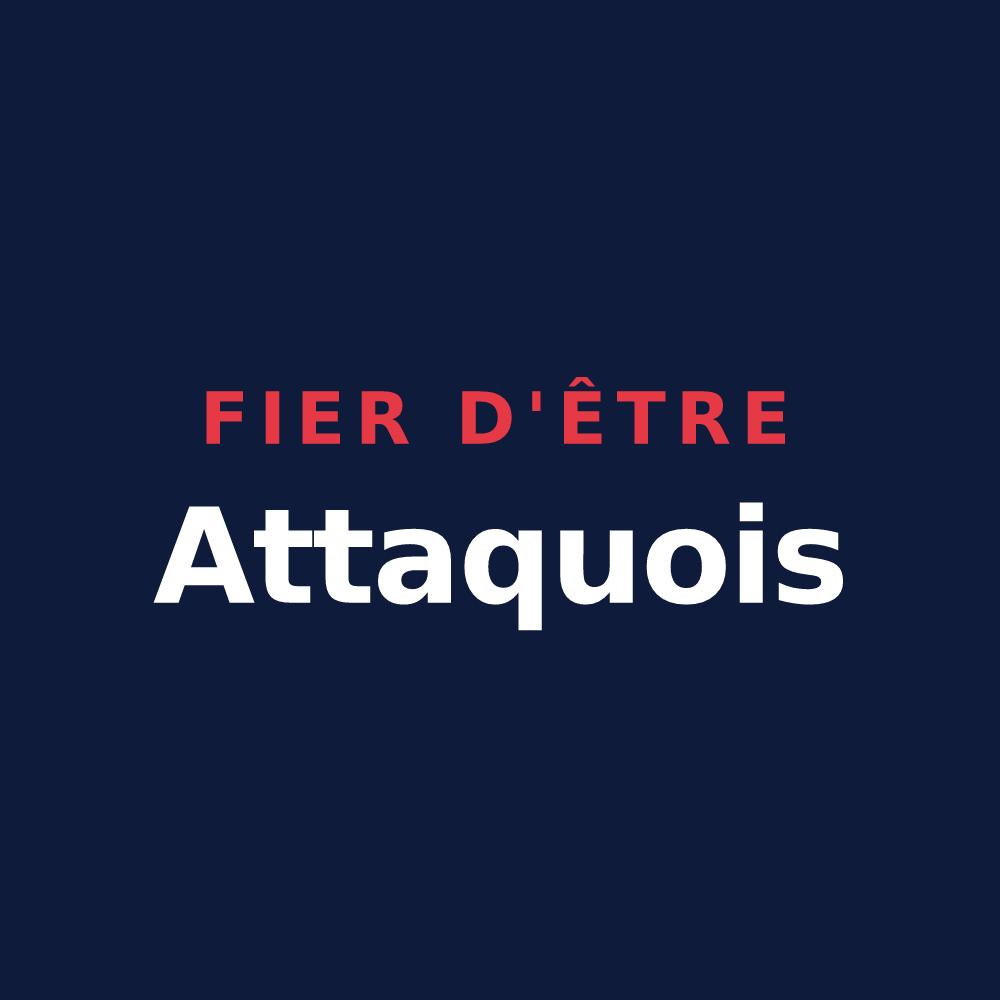 T-shirt « Fier d'être Attaquois » — design pour Les Attaques
