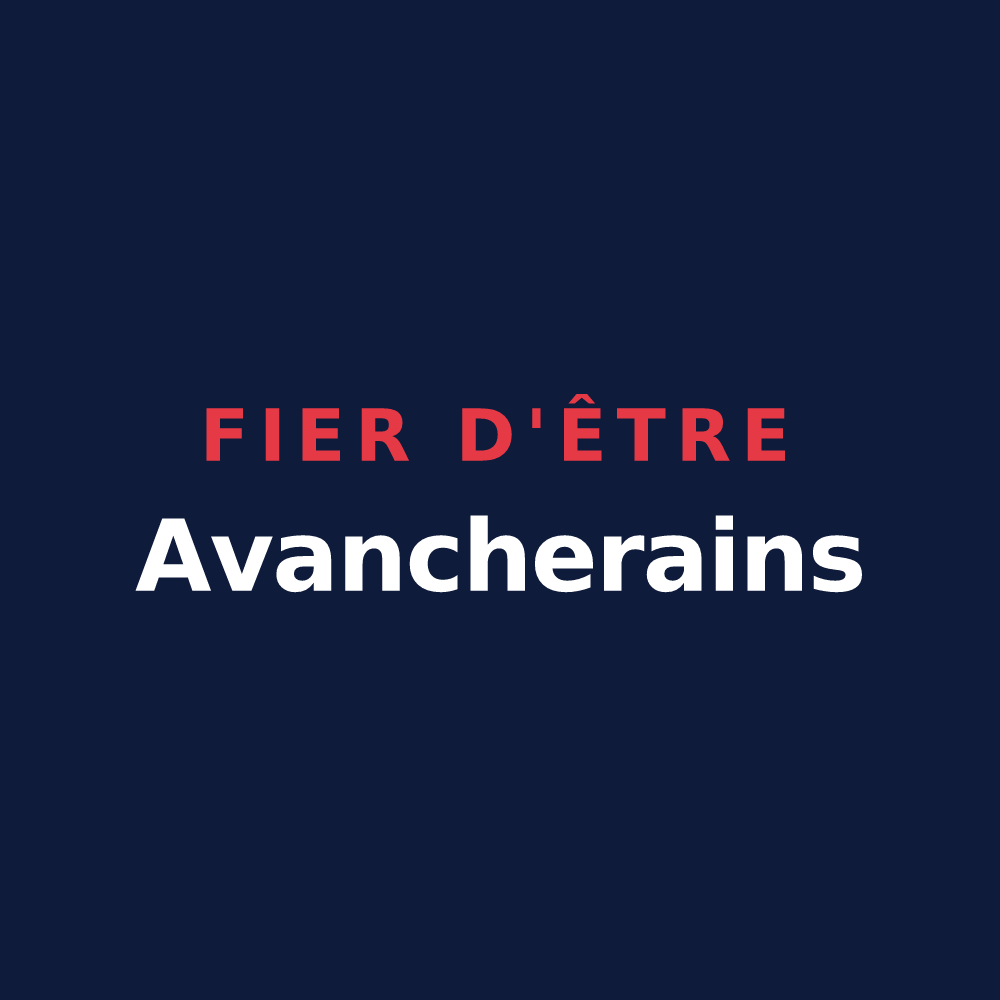 T-shirt « Fier d'être Avancherains » — design pour Les Avanchers-Valmorel