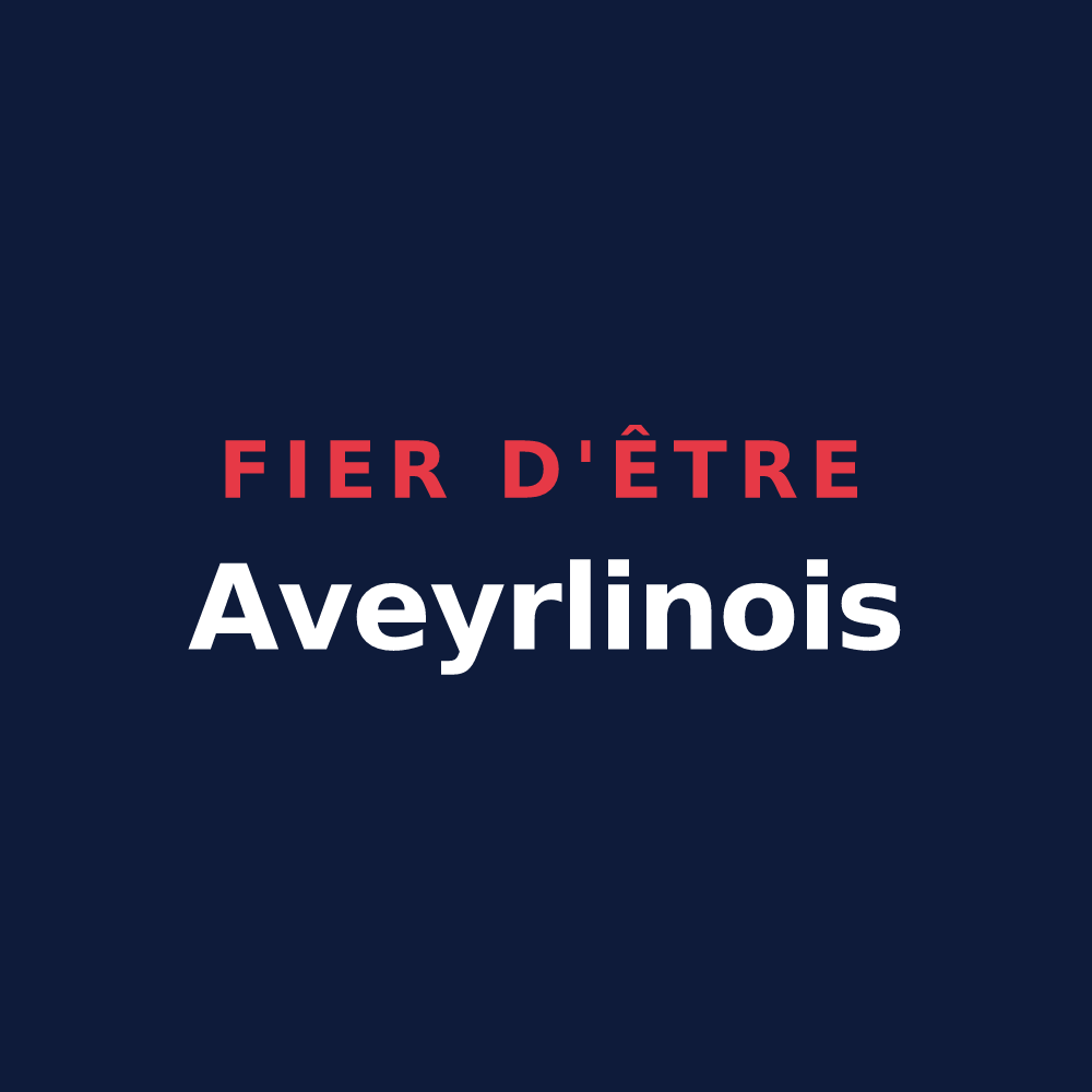 T-shirt « Fier d'être Aveyrlinois » — design pour Les Avenières Veyrins-Thuellin
