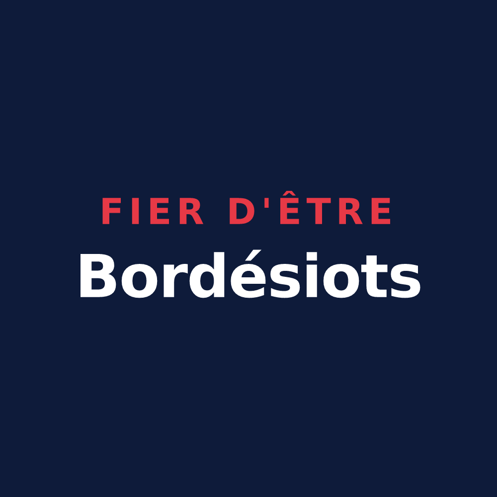 T-shirt « Fier d'être Bordésiots » — design pour Les Bordes