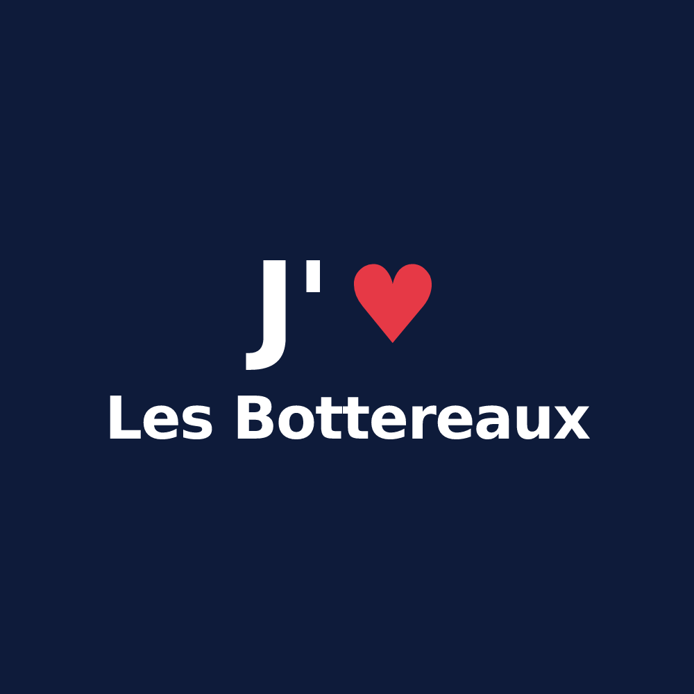 T-shirt personnalisé Les Bottereaux — design J'aime Les Bottereaux