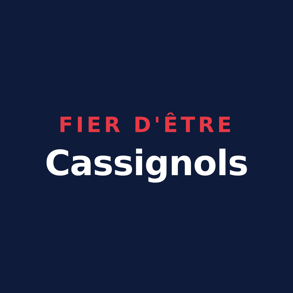 T-shirt « Fier d'être Cassignols » — design pour Les Cassés