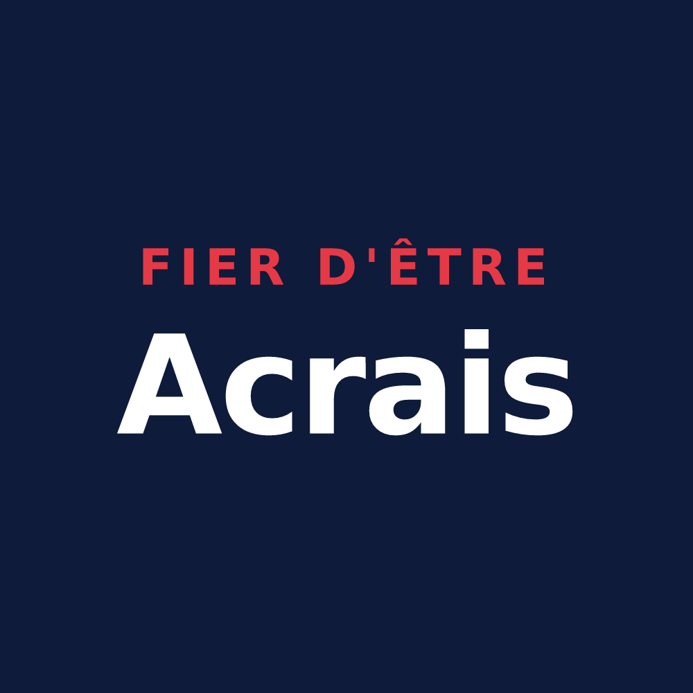 T-shirt « Fier d'être Acrais » — design pour Les Cent-Acres