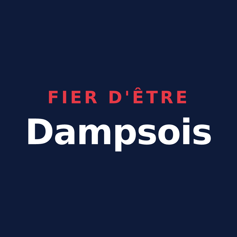 T-shirt « Fier d'être Dampsois » — design pour Les Damps